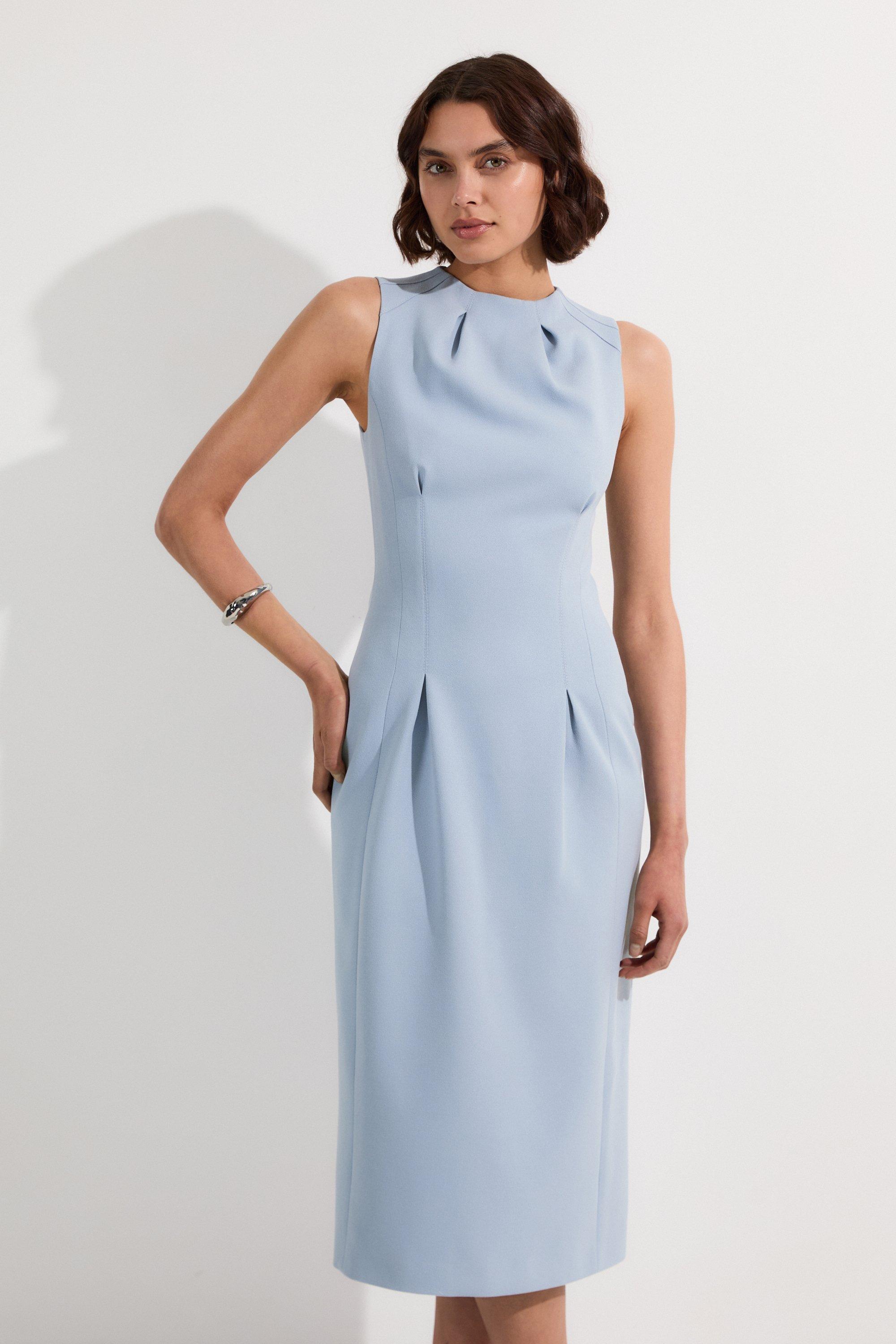 Tall Metallic Guipure Lace Mirrored Pleat Midi Dress | Karen Tall Metallic Guipure Lace Mirrored Pleat Midi Dress | Karen